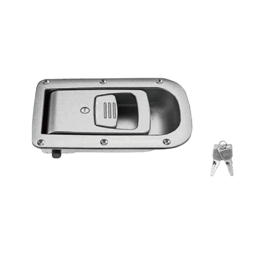 A10915 Truck Toolbox Stainless Steel Mirror Polished Push Latch - Suitable for Caravan, Truck with Keys