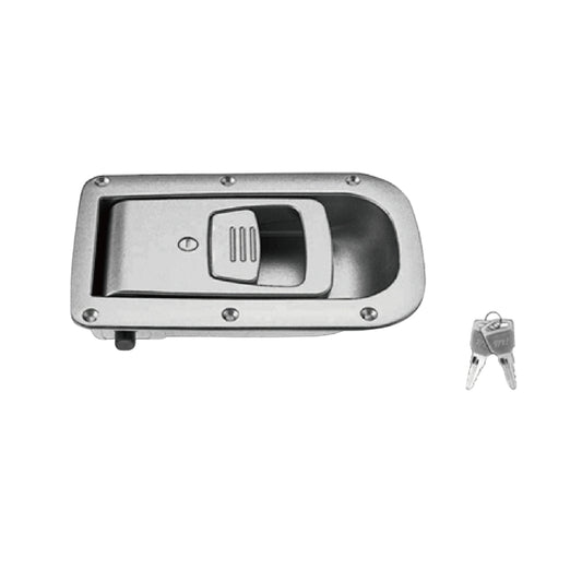 A10915 Truck Toolbox Stainless Steel Mirror Polished Push Latch - Suitable for Caravan, Truck with Keys