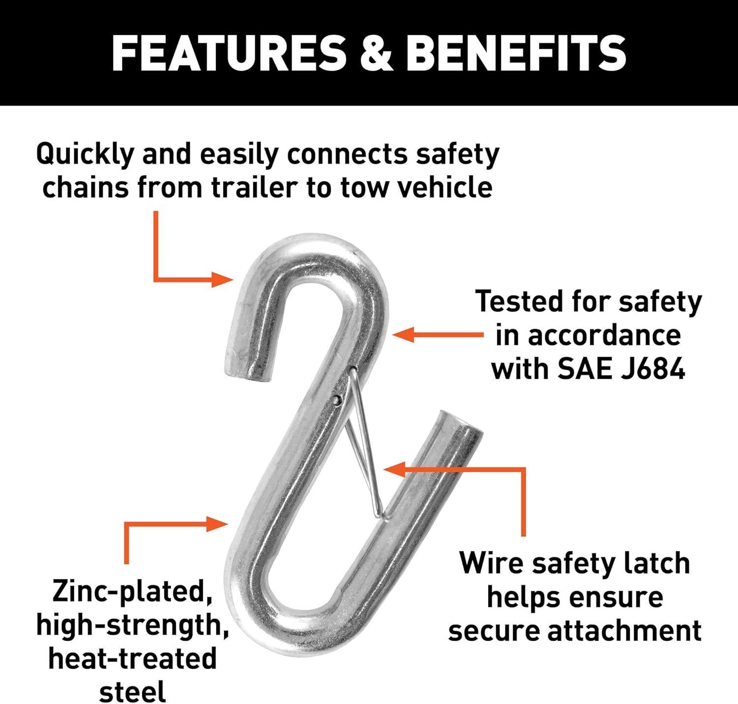 Safety Chain S-Hook Pan Glory