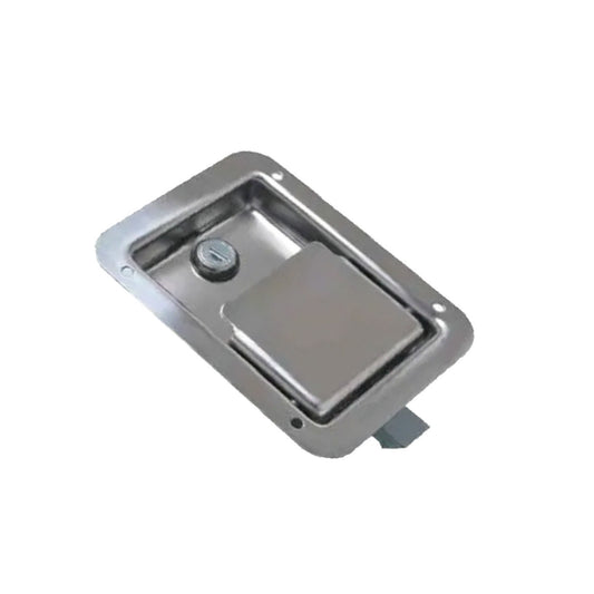 A10701-K/A10701S-K Heavy Duty Flush Mount Carbon Steel Single Point Paddle Handle Door Latches for Storage Rooms RV 1Pcs
