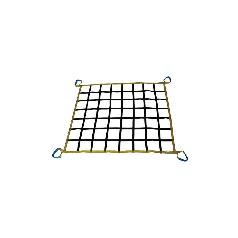 Flat Nylon Sling Hoisting Net for Construction Rigging Moving Towing Hoisting Work Gear, Safety Lifting Net Straps,Customized size available/ Lifting Connectors available