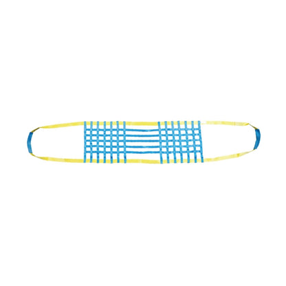 Flat Nylon Sling Hoisting Net for Construction Rigging Moving Towing Hoisting Work Gear, Safety Lifting Net Straps,Customized size available/ Lifting Connectors available