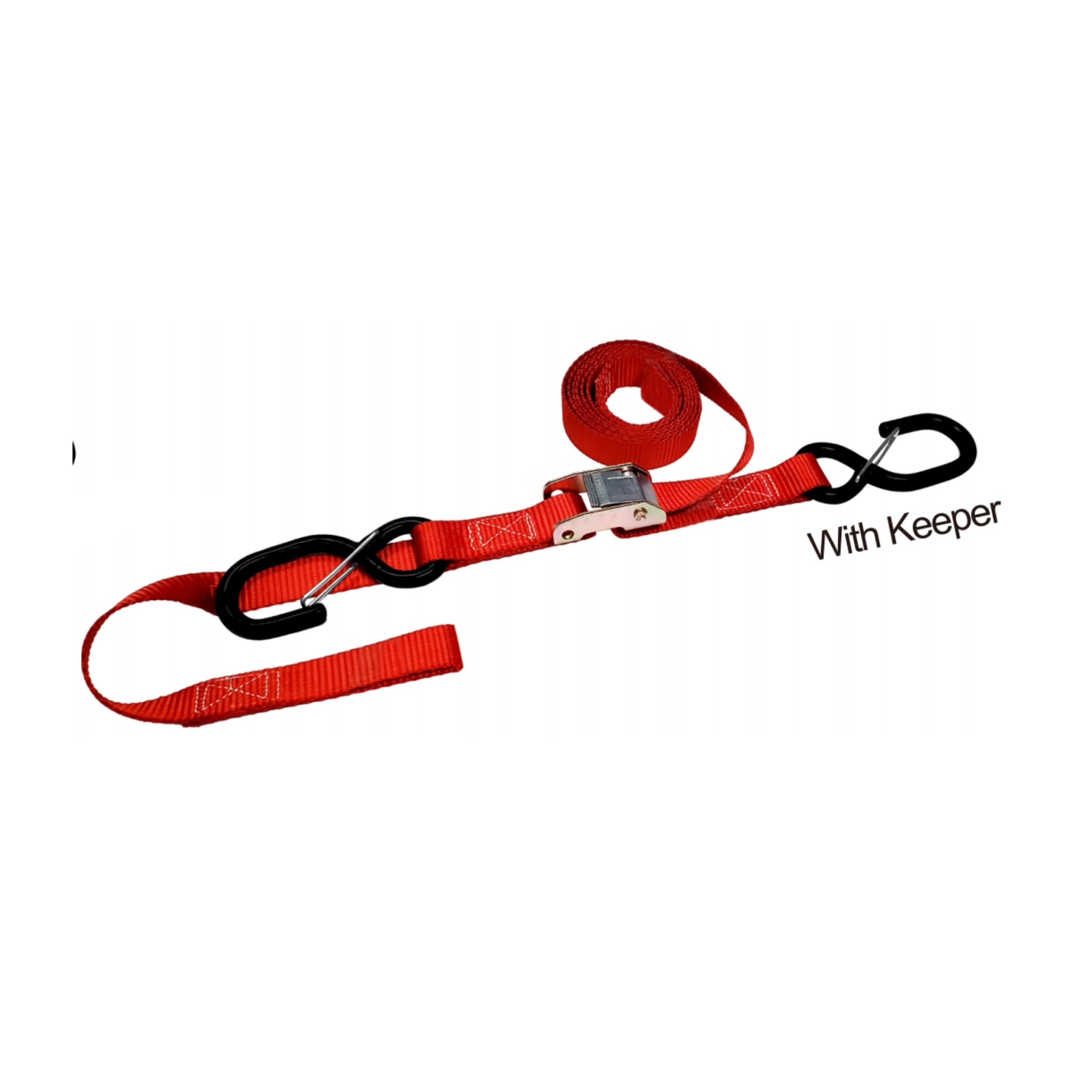 Cam Buckle Strap W/2 Fully Coated S Hooks