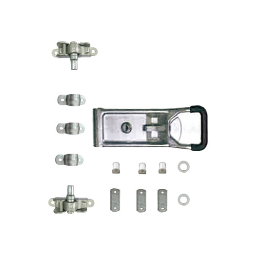A11021-16B Door Lock Assembly Zinc Plated For Ø16.8mm x 20mm Tube