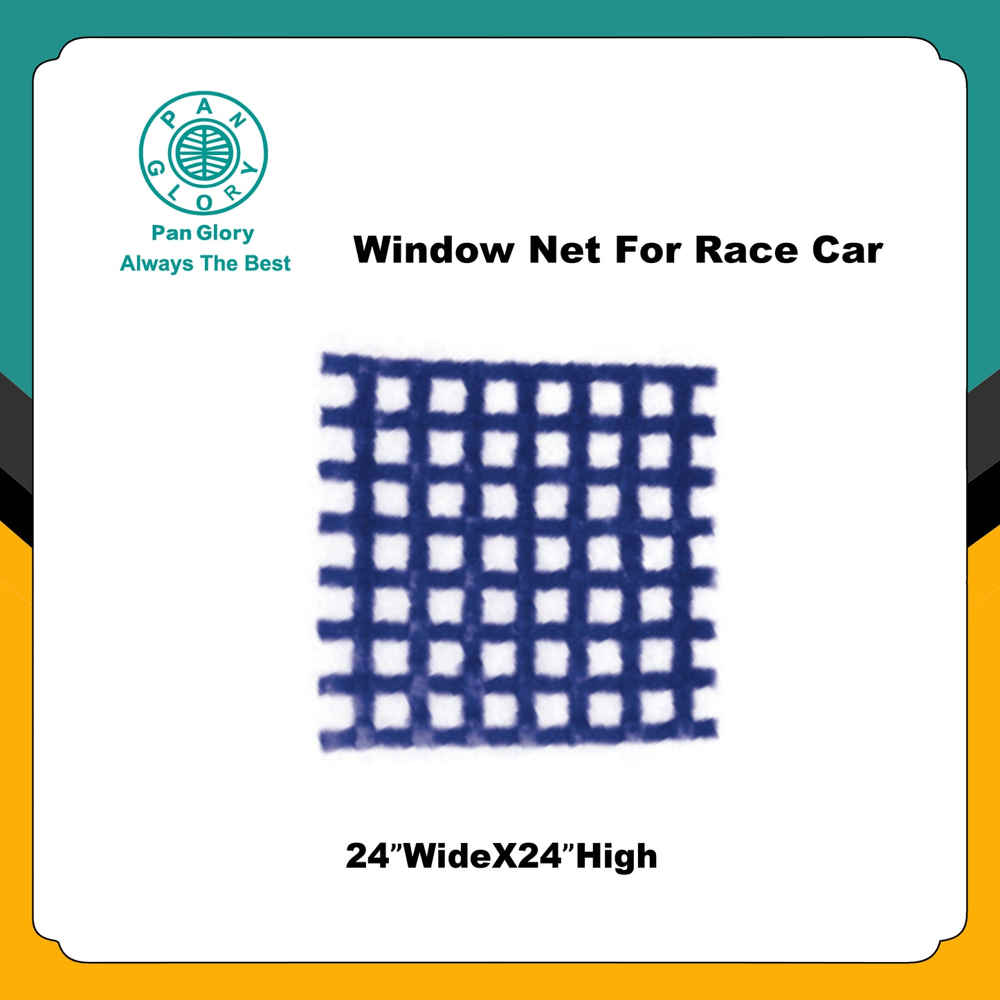 Window Net 1 in Webbing - 18 x 24 in Rectangle