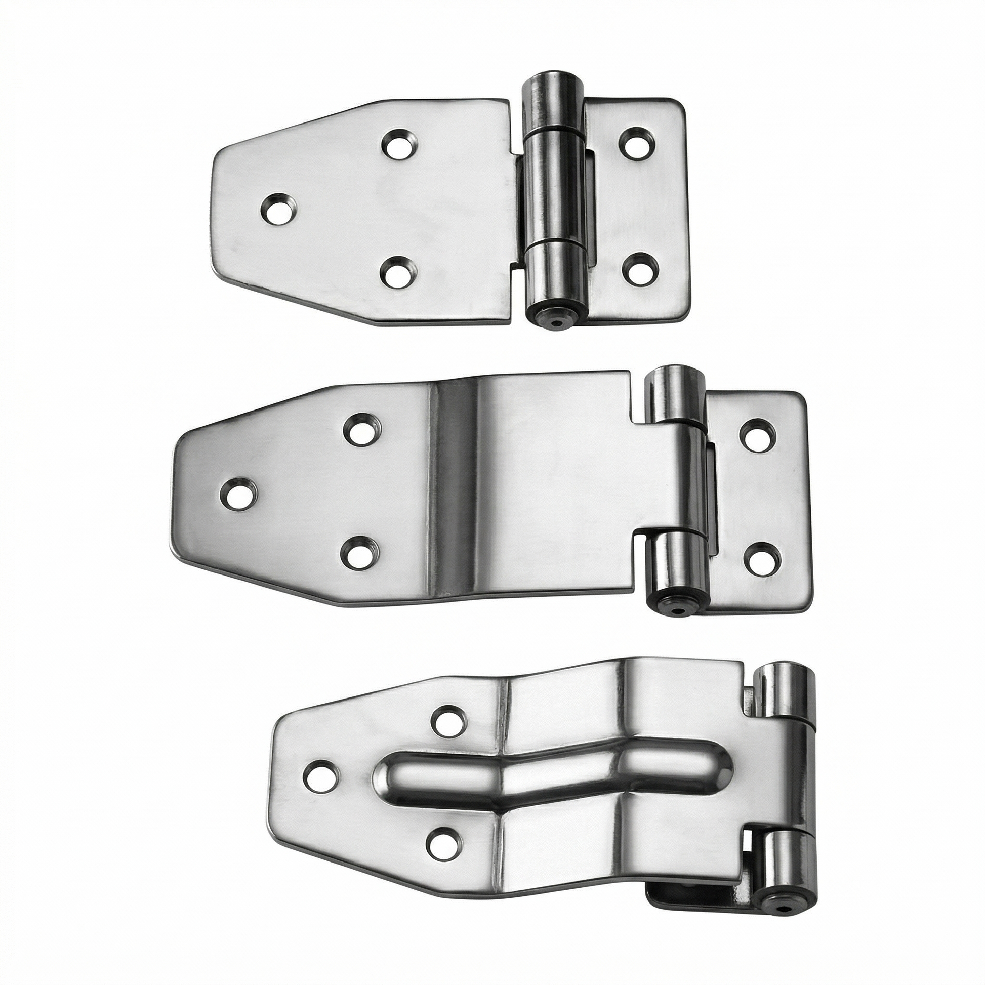 Small Stainless Steel Stainless Steel Flat Strap Hinge by Pan Glory