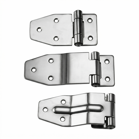 Small Stainless Steel Stainless Steel Flat Strap Hinge by Pan Glory