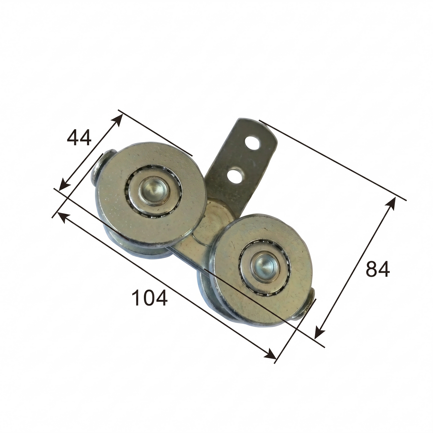 88mm / Nylon Inline Double Curtain Roller by Pan Glory