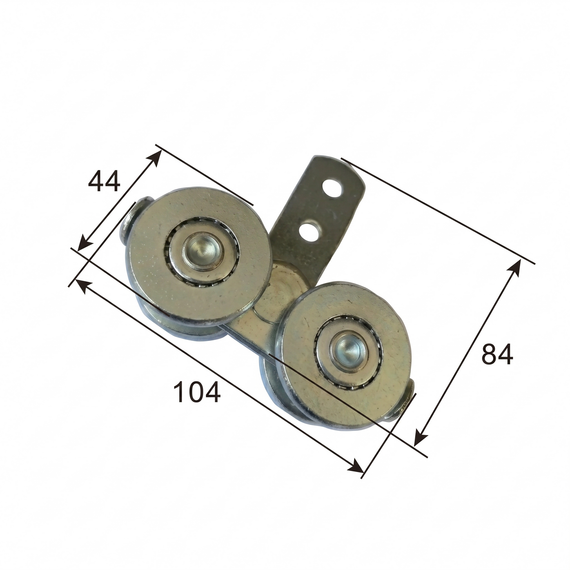 88mm / Nylon Inline Double Curtain Roller by Pan Glory