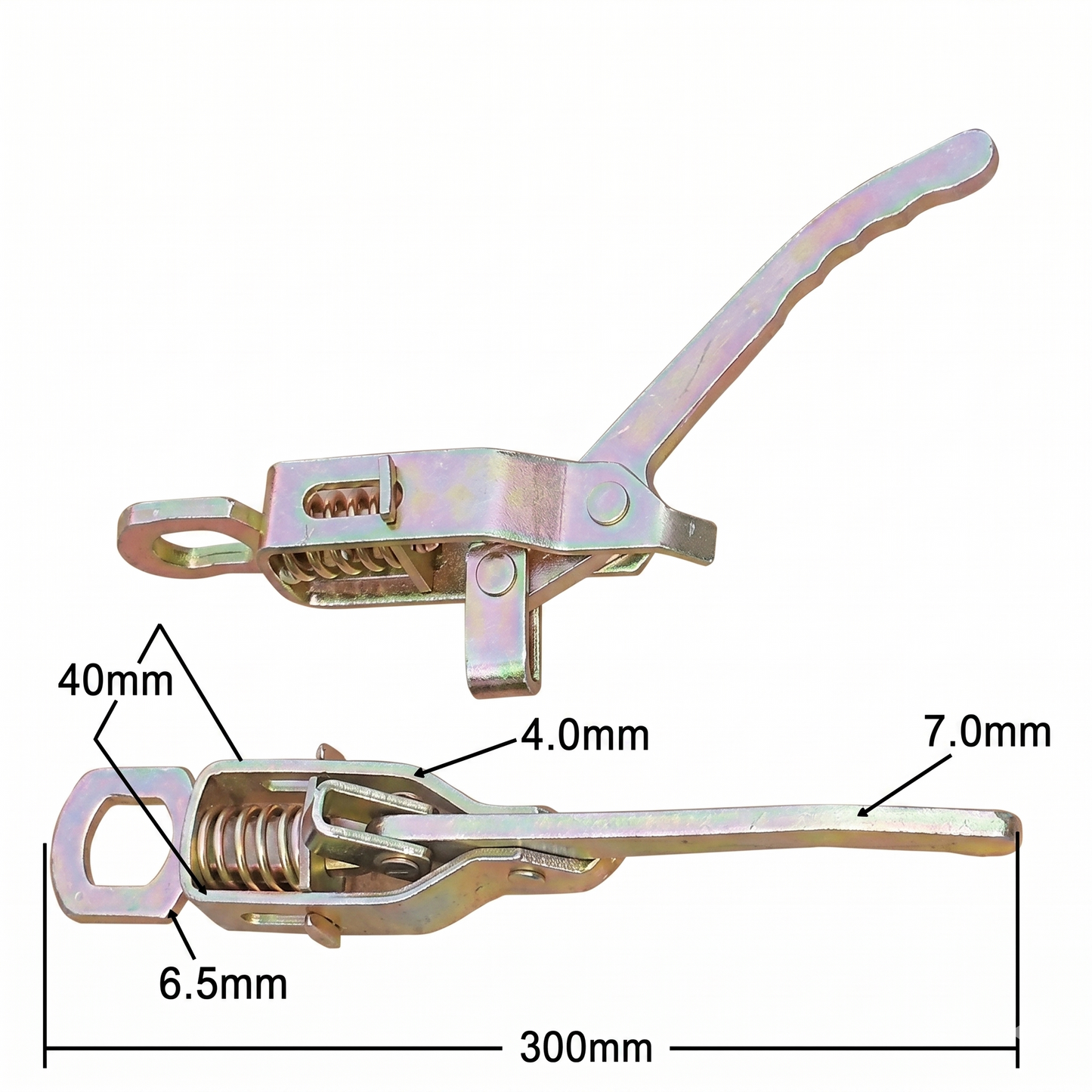 300mm Bolt-On Standard Spring Latch by Pan Glory