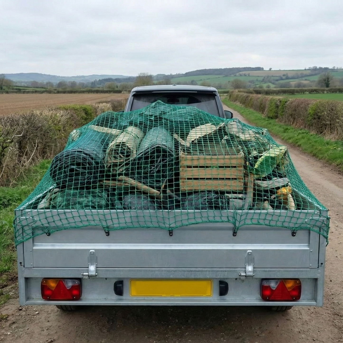Green Mesh Trailer Net