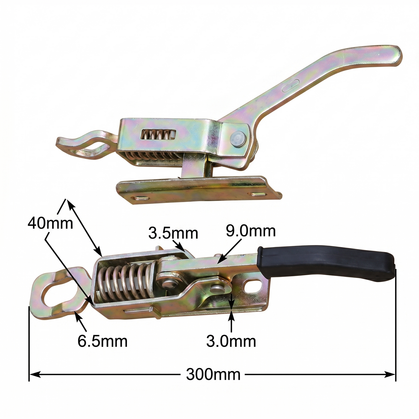 270mm Rubber Grip Spring Latch by Pan Glory