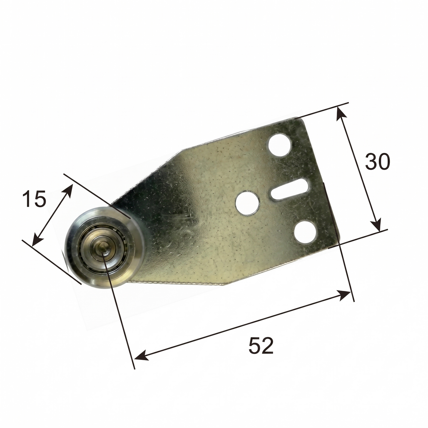Short Angled Plate Angled & Offset Plate Curtain Roller by Pan Glory