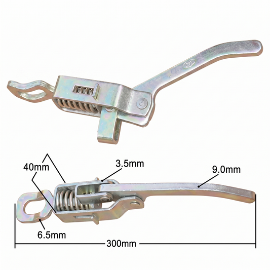 300mm Weld-On (No Base) Standard Spring Latch by Pan Glory