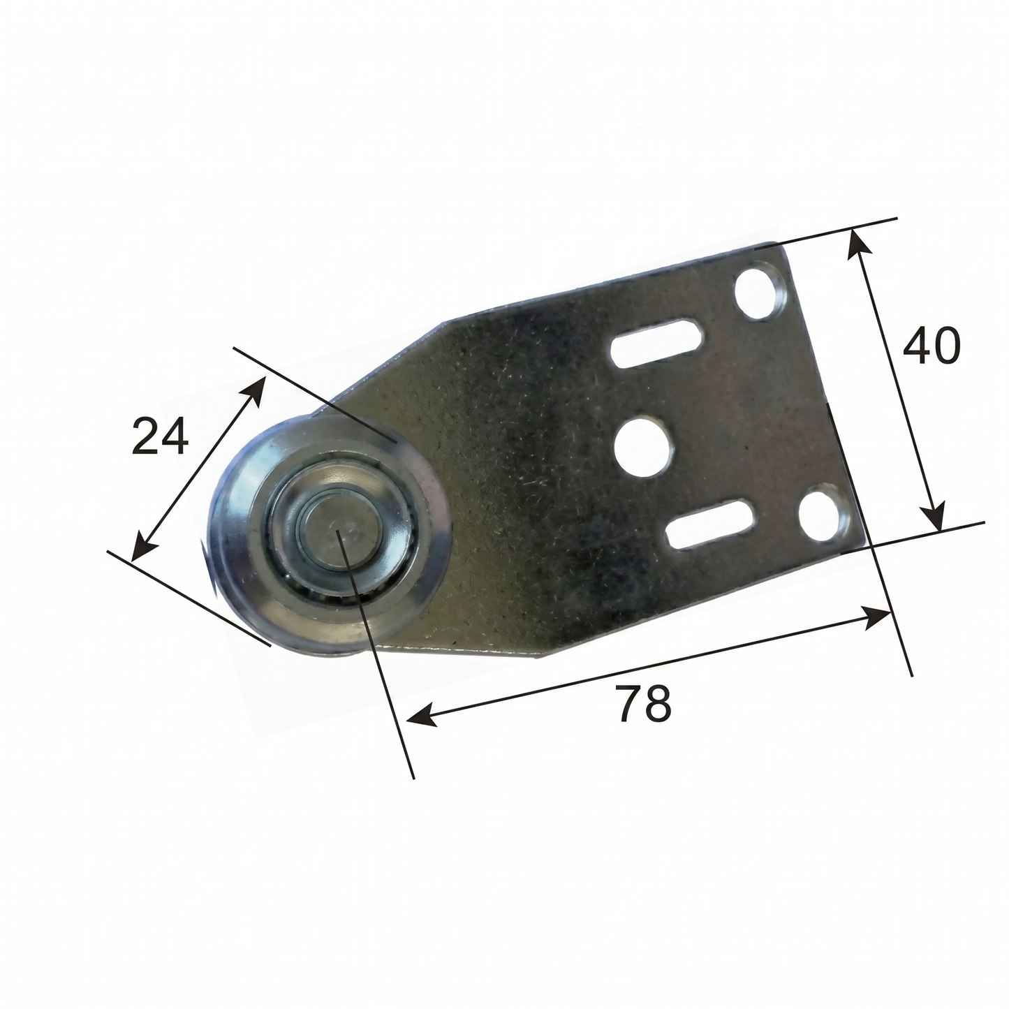 Long Offset Plate (Steel) Angled & Offset Plate Curtain Roller by Pan Glory