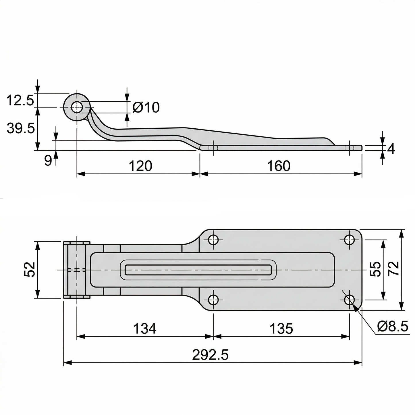 270° & 180° Opening Door Hinge Pan Glory