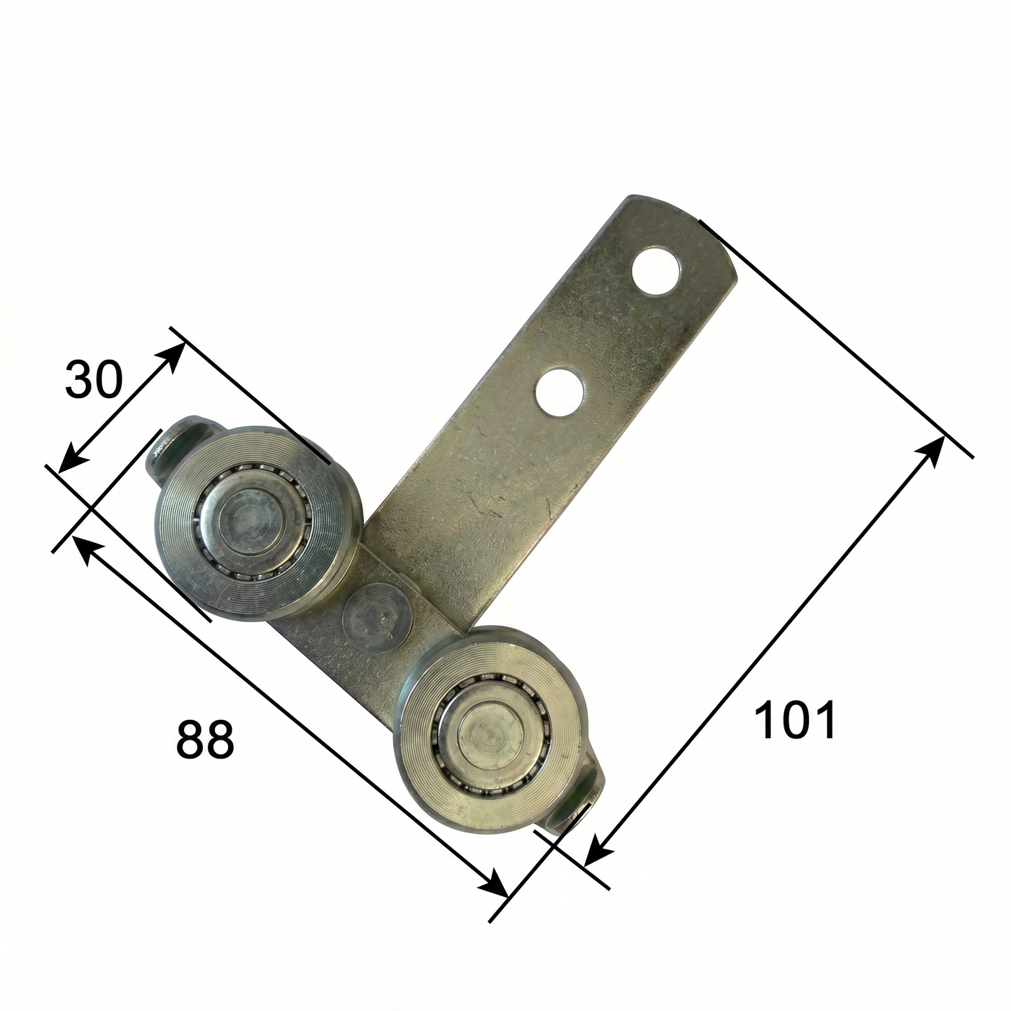 101mm / Steel Inline Double Curtain Roller by Pan Glory