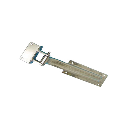 Charnière de porte robuste en acier inoxydable A10415S – Installation par vissage/soudure pour camions, fourgons et chambres froides