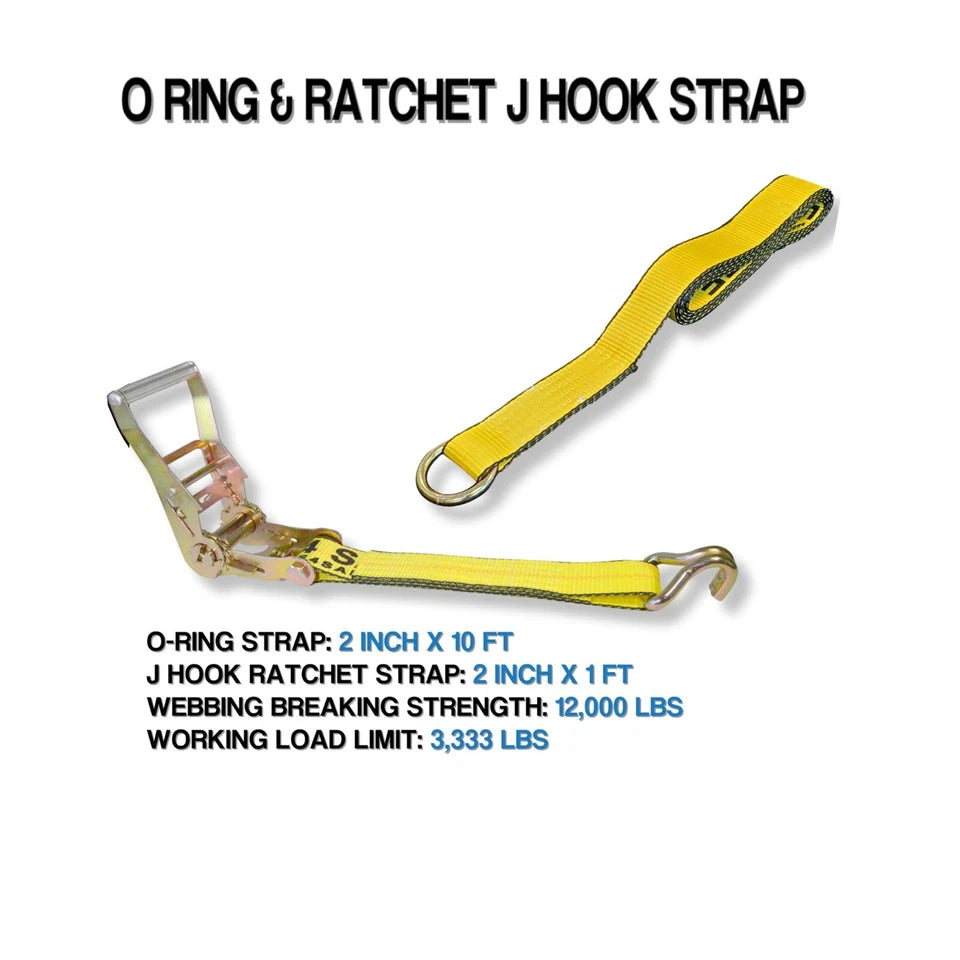 O RING & RATCHET J HOOK STRAP Pan Glory